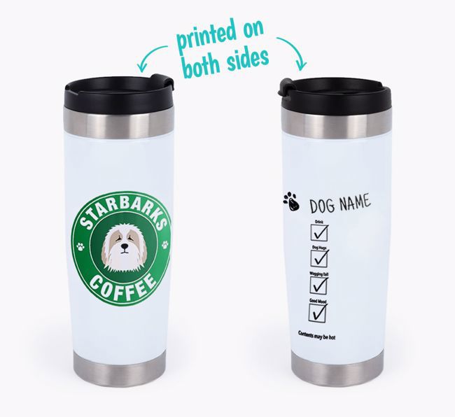 'Starbarks' - Photo Upload {breedFullName} Travel Mug